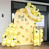 Lofaris Sweet Lemons Bride To Be Celebration Arch Backdrop